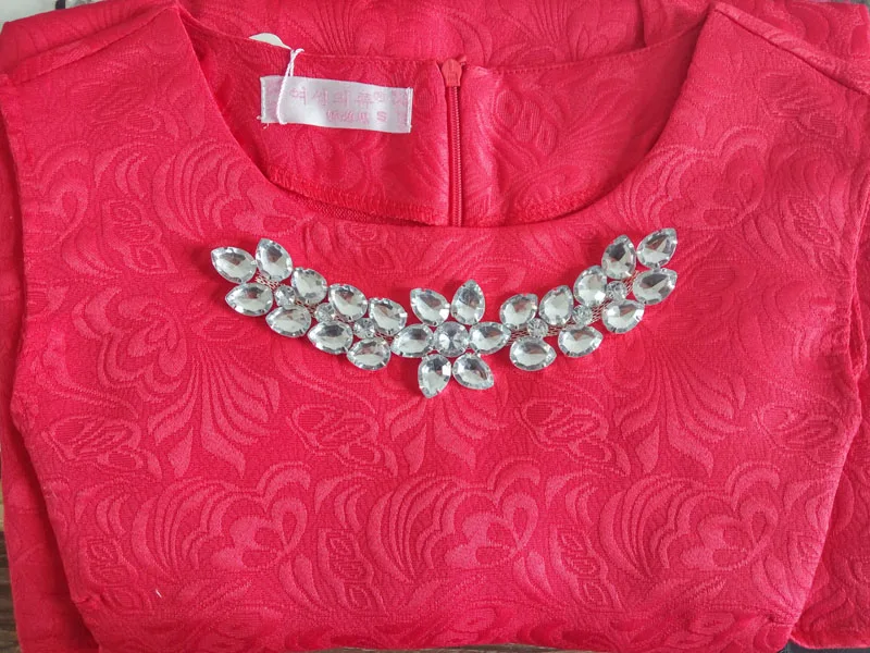Dark Red Necklace Бренд Печати Платье Де Феста Женщины Летние повседневные Платья Плюс Размер Дамы Макси Одежда Модное платье с принтом Сексуальное винтажное платье Русская модная леди - Цвет: Dark Red Necklace