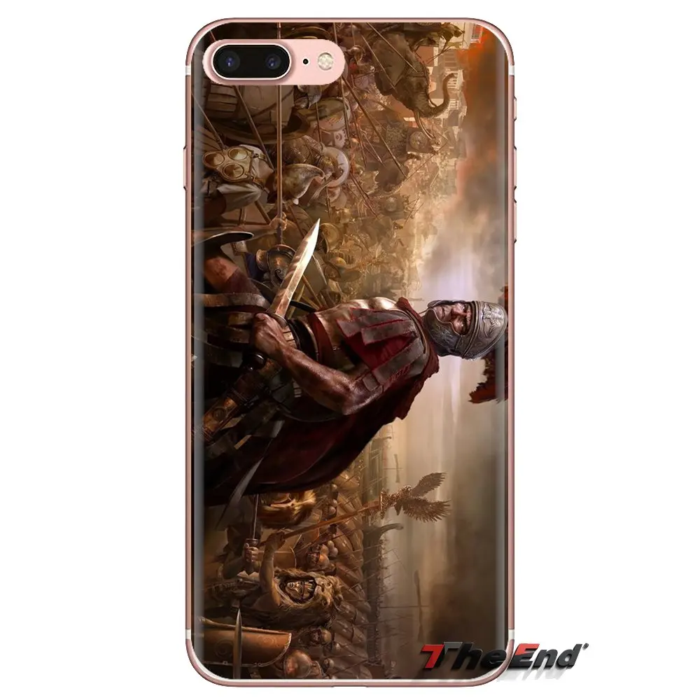 Прозрачные мягкие чехлы для Samsung Galaxy S3 S4 S5 Mini S6 S7 Edge S8 S9 S10 Plus Note 3 4 5 8 9 Rome Total War Art |