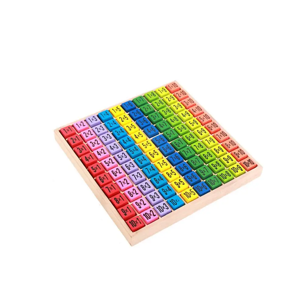 Деревянный стол для умножения набор игрушек Детский развивающий инструмент
