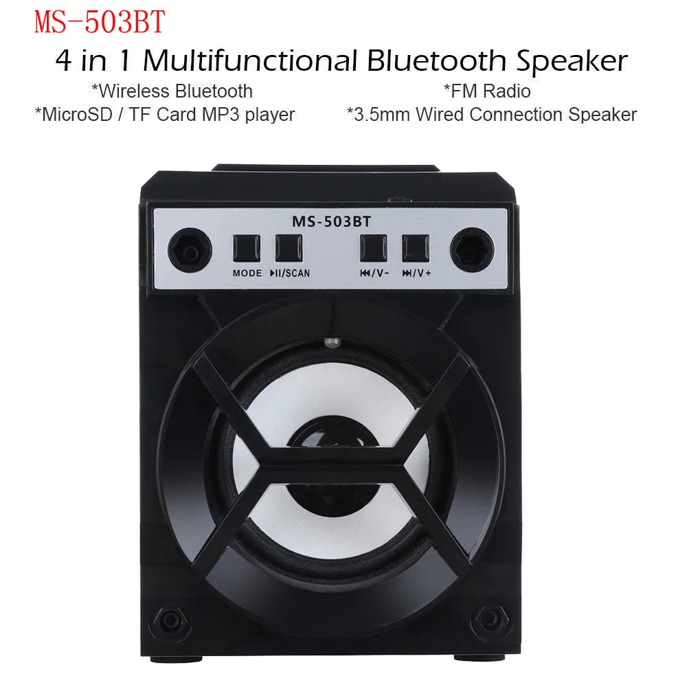Bluetooth музыкальный центр bluetooth динамик открытый Bluetooth беспроводной портативный динамик супер бас с USB/TF/AUX/FM радио# G4