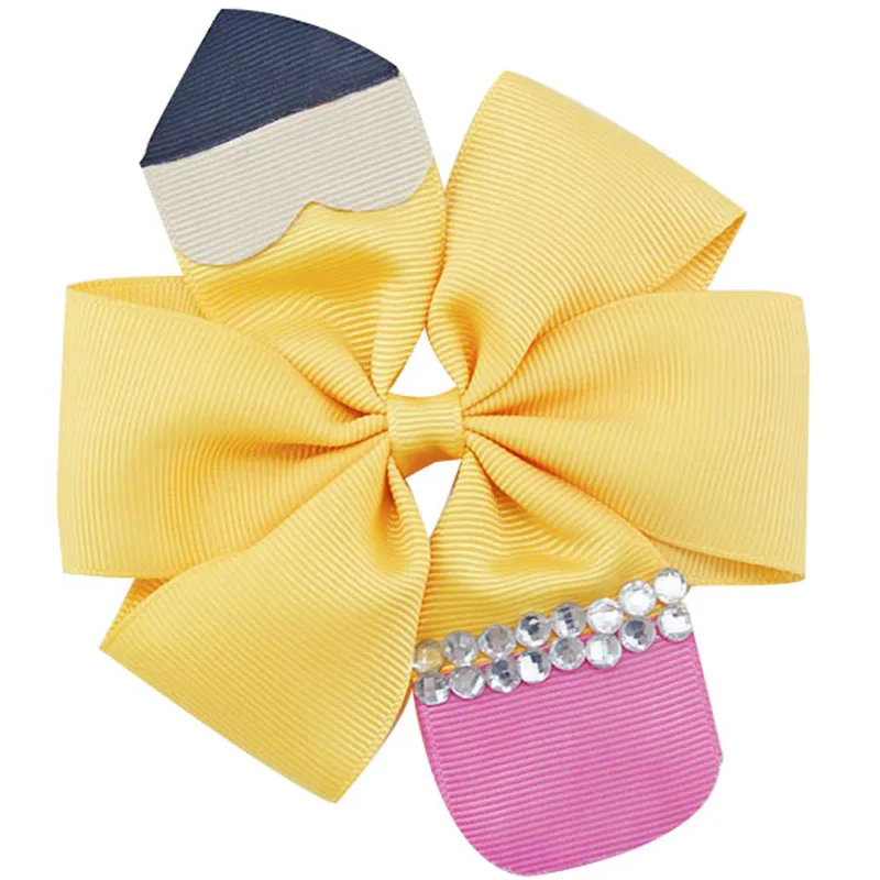 

New Cute Princess Headdress Children Bow Small Hairpin Girl Hairpin Polka Dot Solid Color Fashion Hair Accessories
