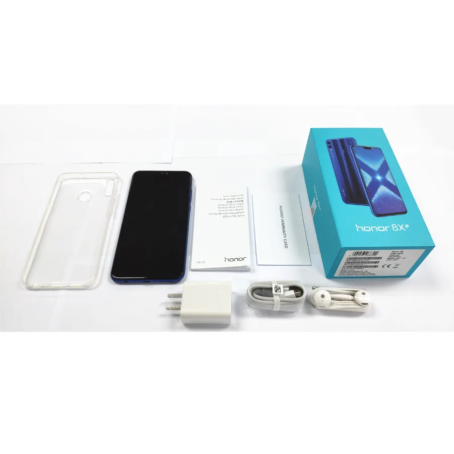 Глобальная версия смартфона Honor 8X 6 5 дюйма Android 8 1 4 Гб ОЗУ 64 ПЗУ 2 ГГц Восьмиядерный