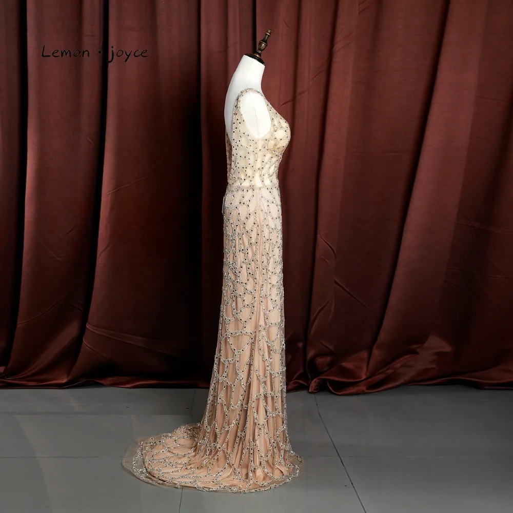 Женское вечернее платье Lemon joyce длинное с глубоким вырезом открытой спинкой и