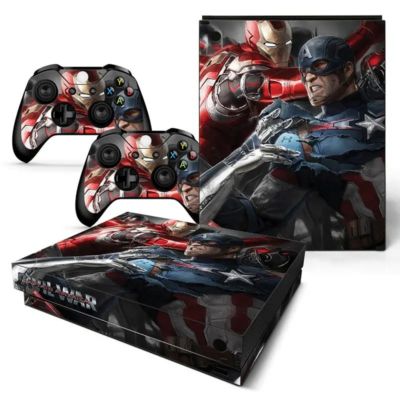 TN-XboneX-0508 Игровые наклейки для xbox one X полное покрытие кожи наклейки - Цвет: TN-XboneX-0508