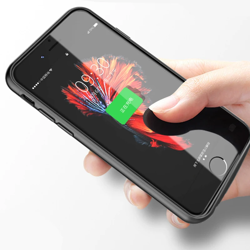 4000 мАч для iphone 8 Батарея Чехол Smart с Аудио Телефон Зарядное устройство чехол
