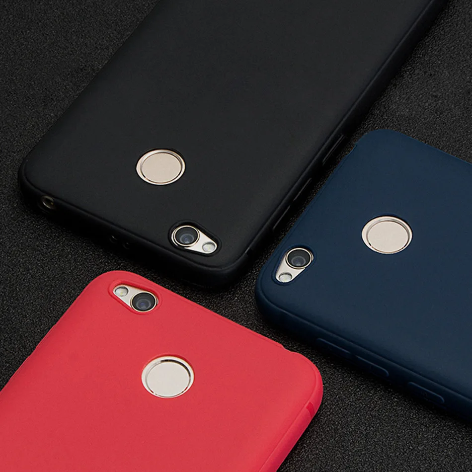 KolPler Ультратонкий чехол бампер для Xiaomi redmi 4x матовый Ударопрочный Мягкий из ТПУ