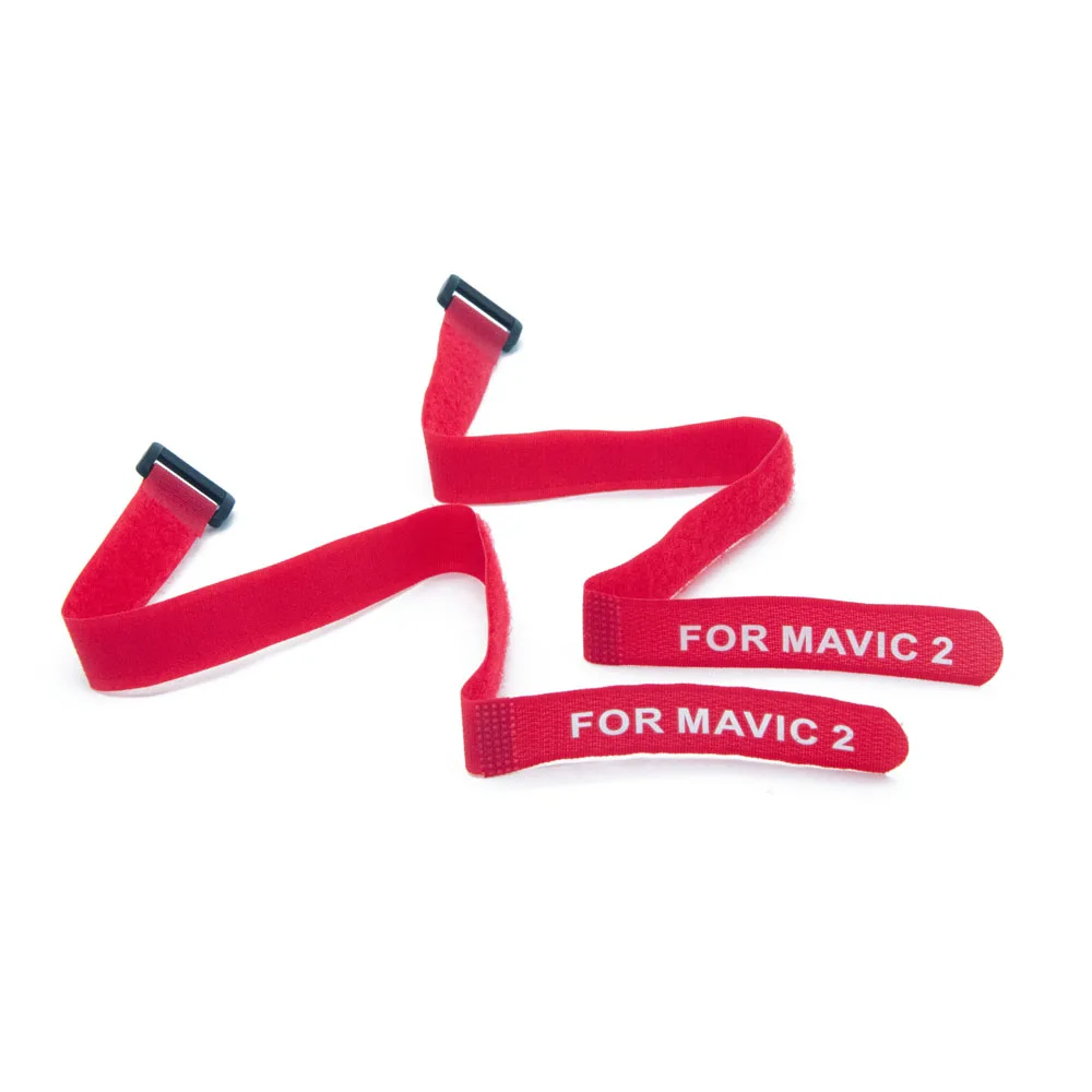 2 red for MAVIC 2 2 шт пропеллер предохранитель фиксатор лезвия фиксированная волшебная лента ремни DJI кабельные стяжки для DJI Защитная клетка для пропеллера марки Mavic PRO Mavic 2 PRO Zoom Fixator - Цвет: 2 red for MAVIC 2