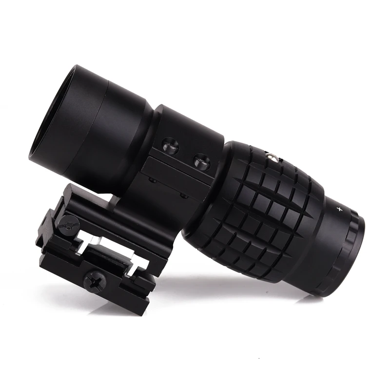 Тактический 3X лупа оптика прицелы прицел Подходит Aimpoint с откидной на сторону