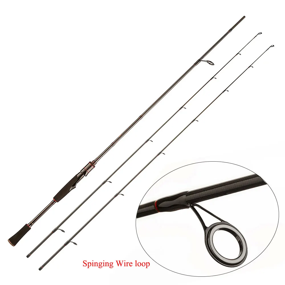 NOEBY LEISURE K2 1 98 m 2 13 44 наконечника спиннинговая удочка для литья M/ML M/MH SIC Ring Vara De Pesca Stick