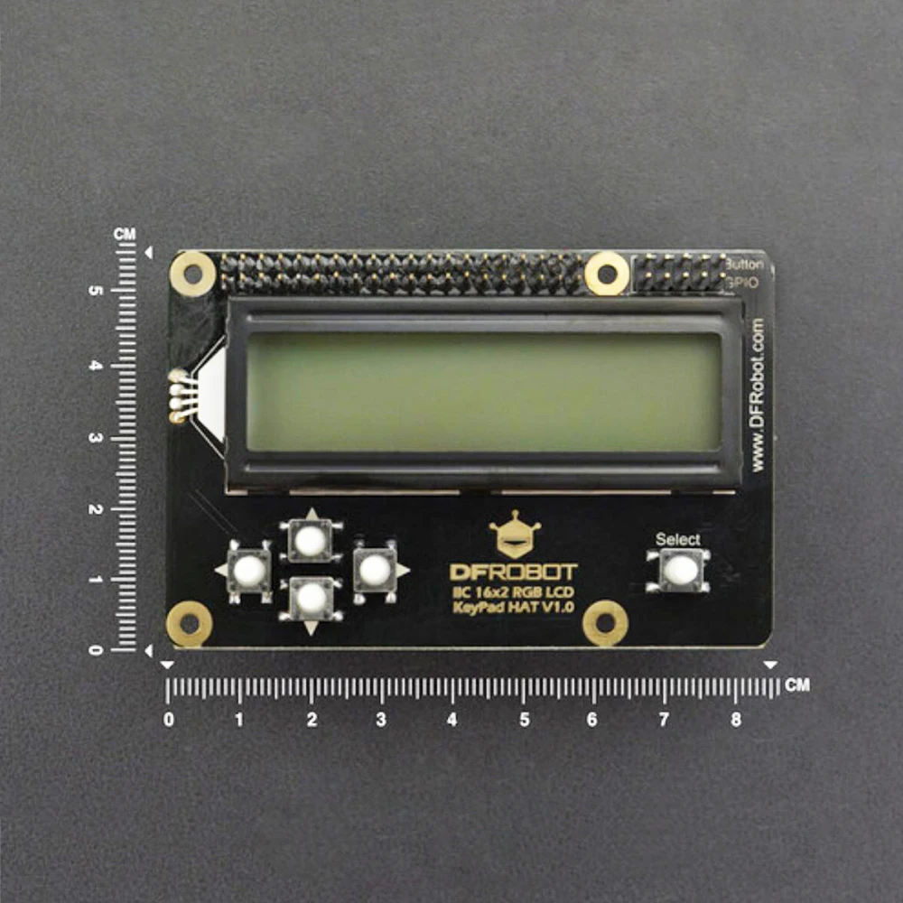 Новинка DFRobot IIC 16x2 1602 RGB зеркальный экран V1.0 для Raspberry Pi с GPIO Pin Регулируемая