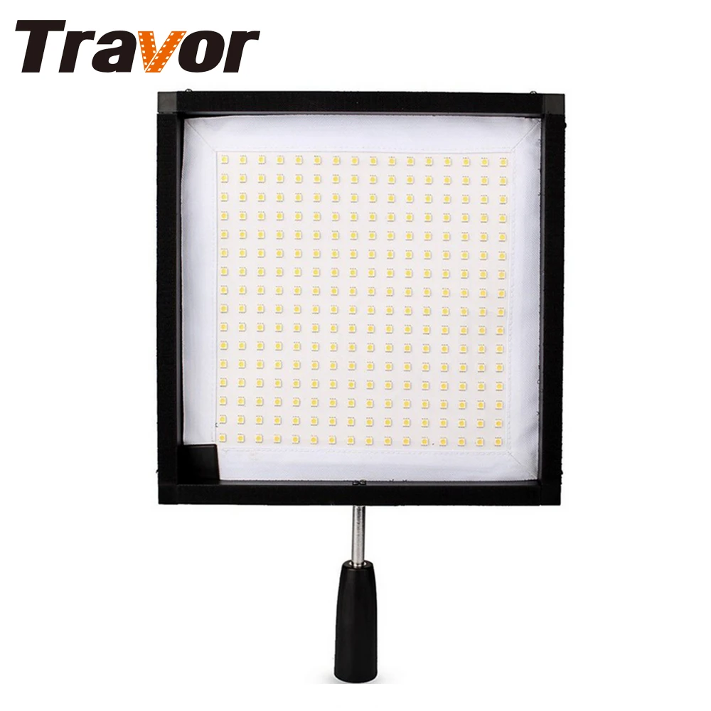 Travor 30*30 см гибкий светодиодный светильник из ткани 3200K/5500K для видеосъемки с