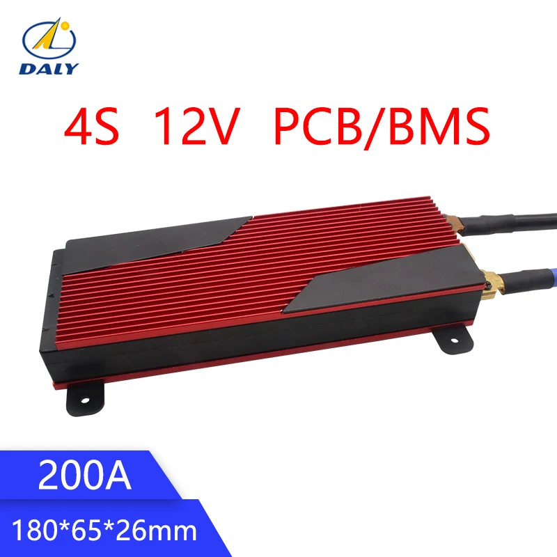 Daly 12 В LiFePO4 BMS 4S 200A 14,8 в 18650 батареи BMS пакеты Щит защиты печатной платы баланс Интегральные схемы