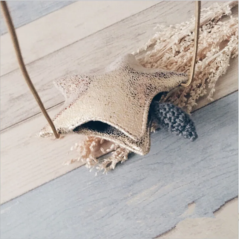 Модная форма пентаграммы сумки мессенджеры для девочек милый кошелек чехол