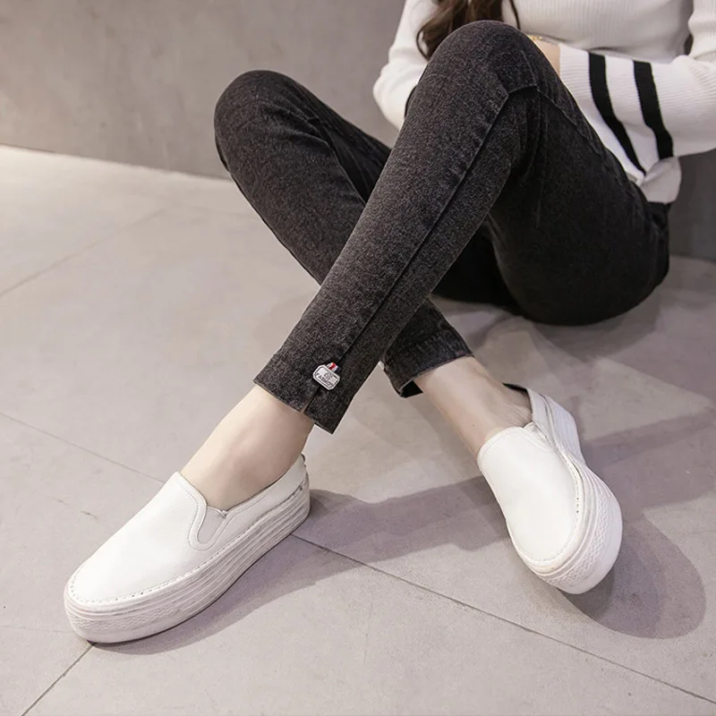 

Maternity Denim Pant cotton Maternity Elastic Jeans Trousers Comfortable For Pregnant Women Capri pants Tight trousers FP040