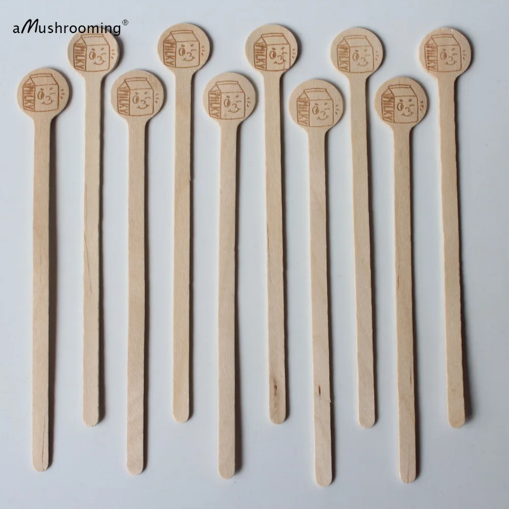 200 настраиваемых аксессуаров для бара палочки с мордочкой десертные кофейные