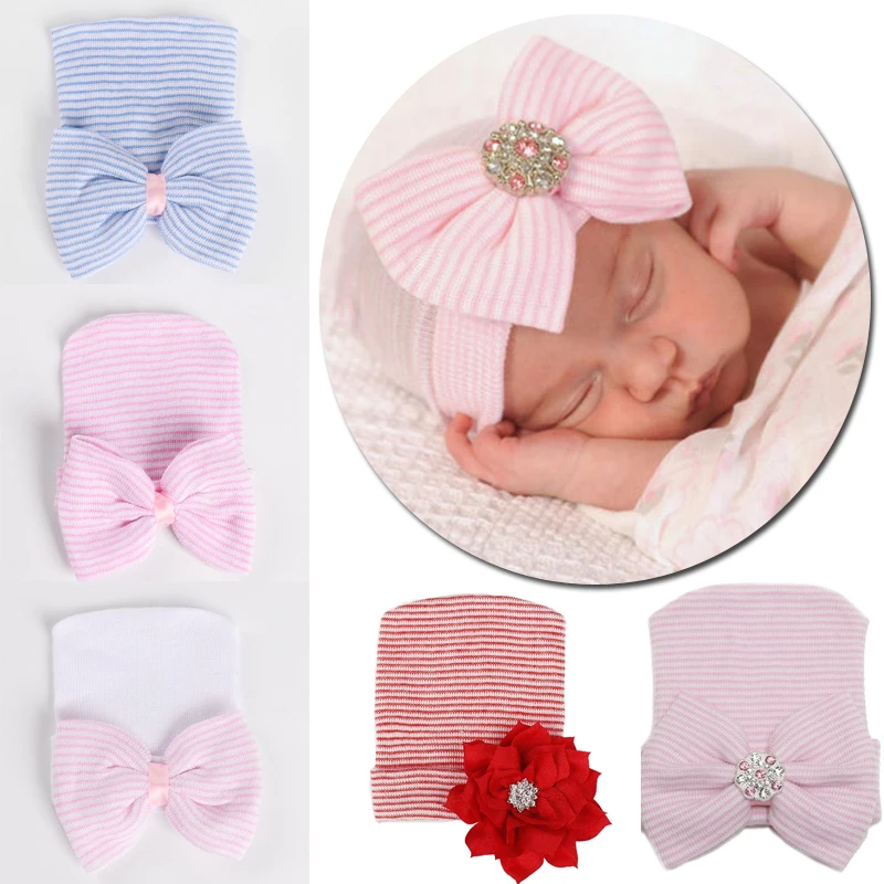 Высокое качество детская Bebe шляпа большая бабочка Сияющий алмаз для