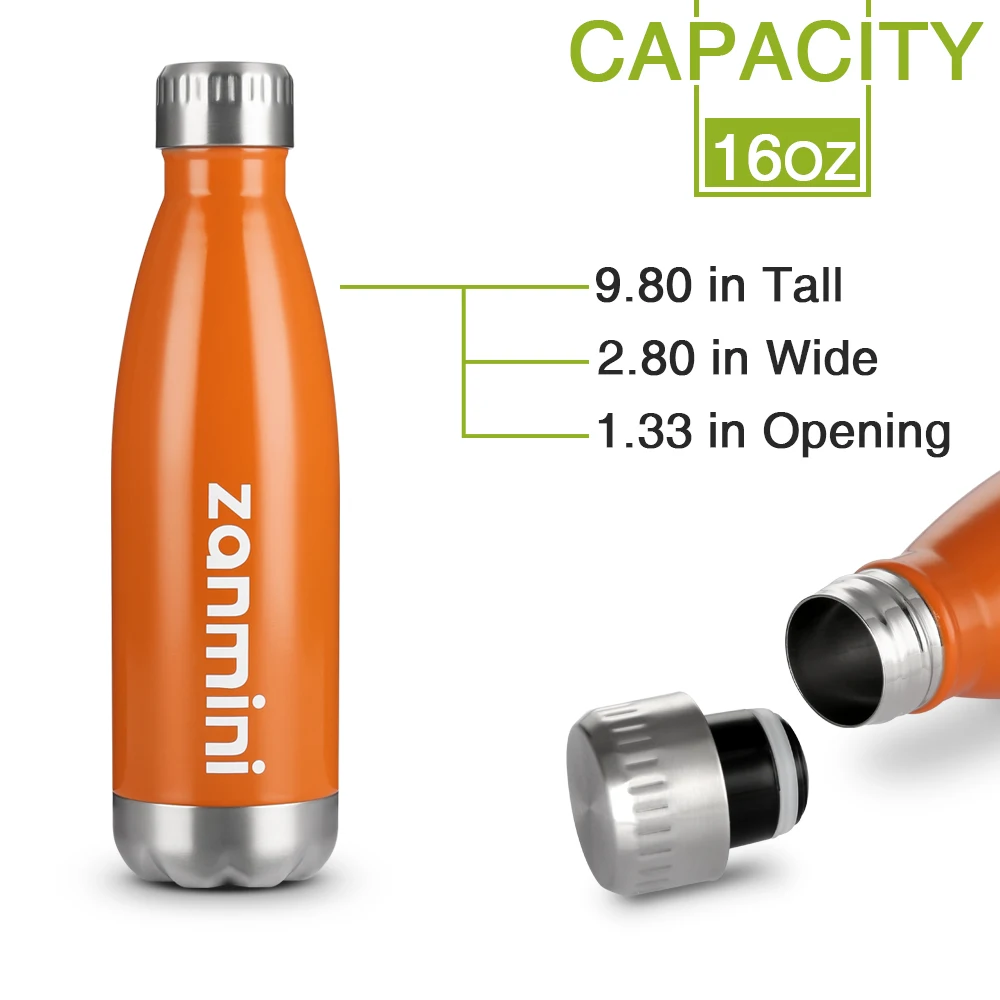 500ML/750ML Thermos Bottle Outdoor Sports Insulation Stainless Steel Double Wall Drink Water Cup Bullet Shaped Vacuum | Дом и сад