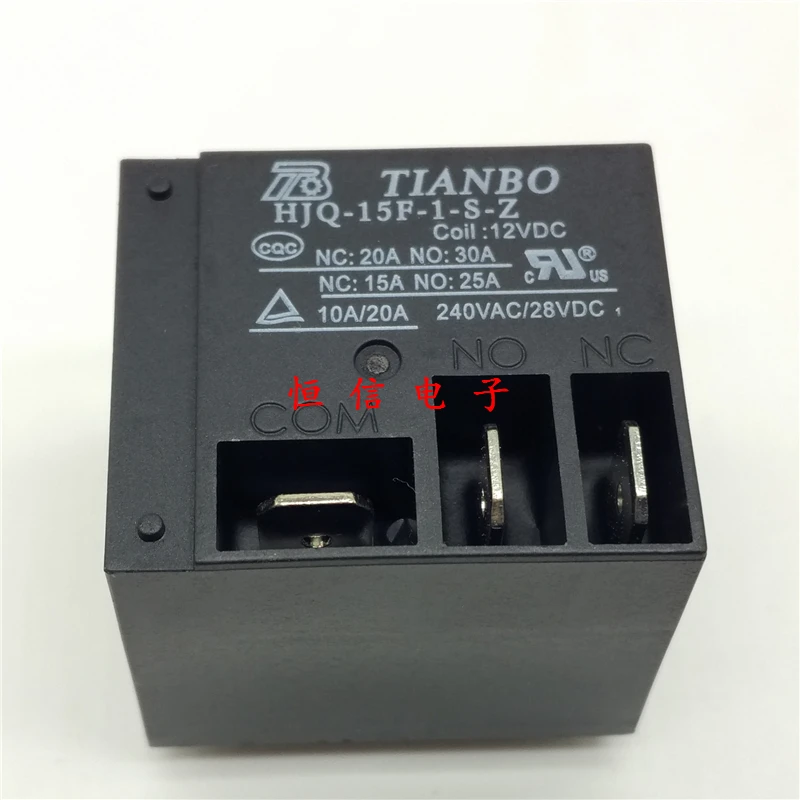 tianbo HJQ-15F-1-S-Z-12VDC HJQ-15F-1-S-Z-12V HJQ-15F-1-S-Z-DC12V 5PINS 30A Мощность реле