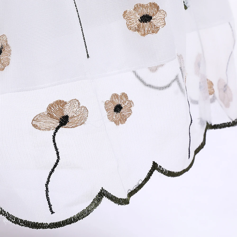 

Baby Girls Birthday Party Princess Dress Kids Flower Embroidered Formal Wedding Christmas Ball Gown Dress for Girls 3-10 Yrs