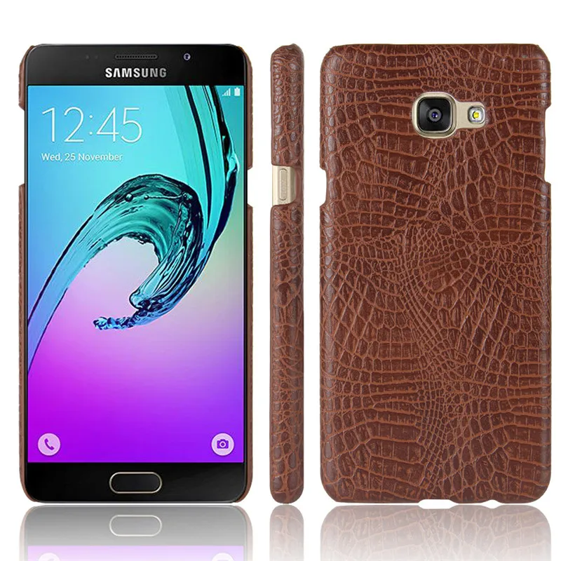 For Samsung Galaxy A5 2016 Case Luxury PU Leather Hard Plastic Back Cover Phone 6 A510 A510F | Мобильные телефоны и