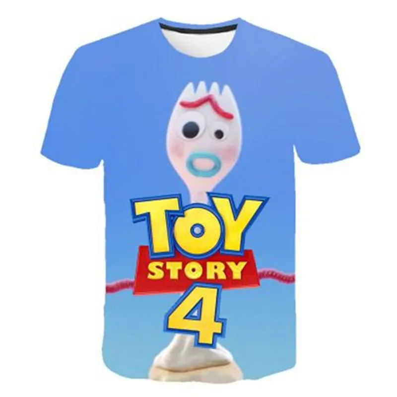 Новая игрушка из фильма Story 4 3D печать детская футболка F смешной короткий рукав Детская футболка с героями мультфильмов - Цвет: TS3910
