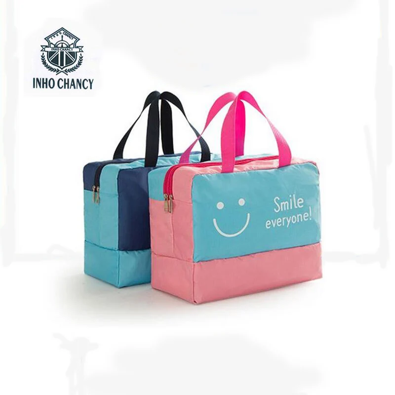 

New waterproof men and women Travel bag beach Totes packs wet and dry separation clothes Bag Organizers cabin bag packing cubes