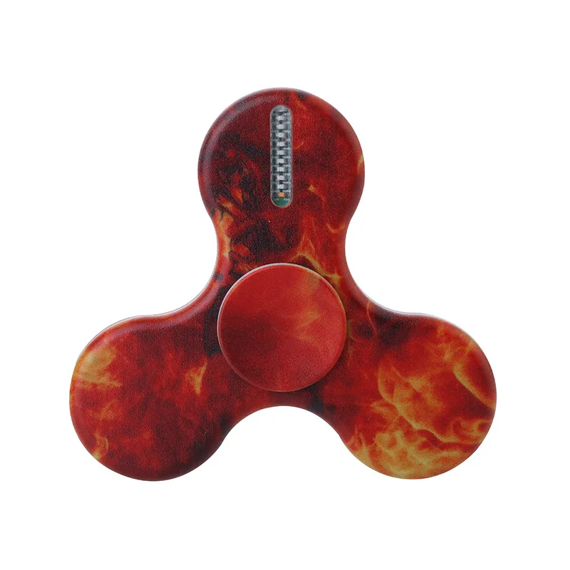 2017 ручной Spinner светятся в темноте флуоресцентный Непоседа счетчик с Зарядное