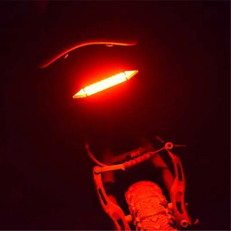 Водонепроницаемый велосипедный задний светильник 4 режима светодиодный красный