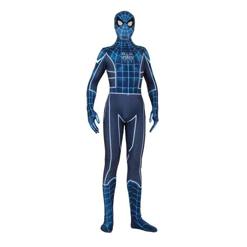 Игровой детский взрослый комбинезон PS4 Человек паук супергерой zentai косплей на