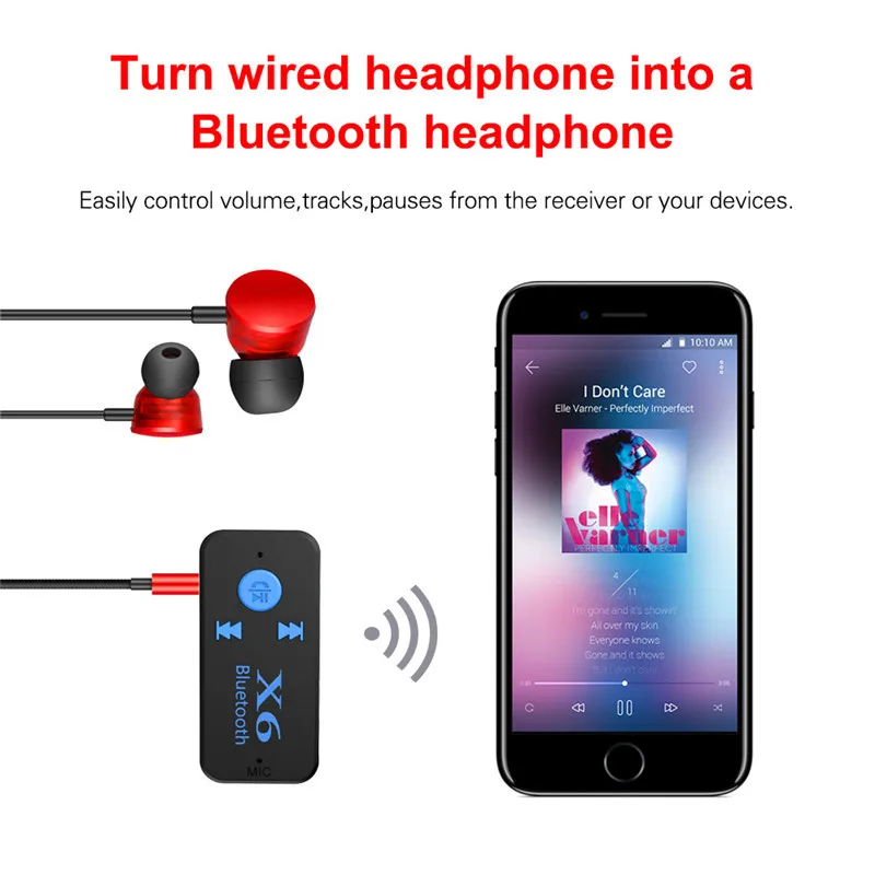 Беспроводной Автомобильный USB Aux bluetooth адаптер приемник аудио 3 5 мм гарнитура