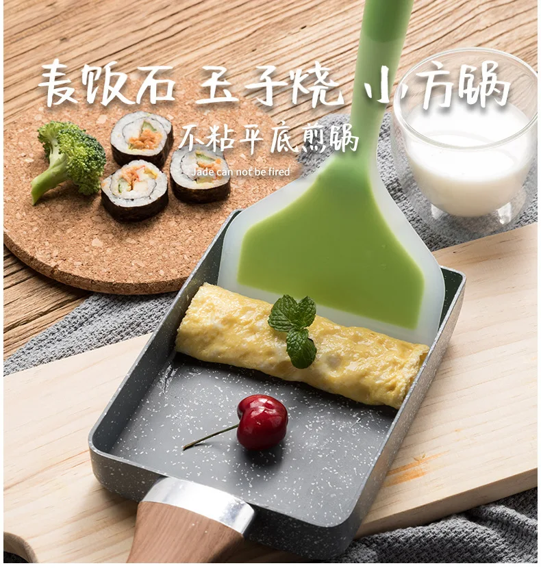 Японская сковорода Yuzi антипригарная Mai Rice каменный противень легко моется