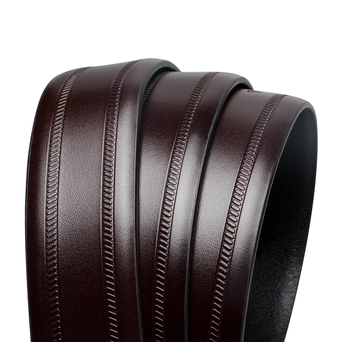 

DiBanGu New Arrive Solid Belts for Mens Real Leather Cowskin Waistbands Men's Brown Pin Buckle Belt 110cm-130cm ZB-0004