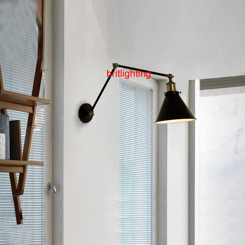 Edison bulb Wall Lamp America style country nostalgic copper wall lamp edison iron classic lamps bedroom vintage | Лампы и освещение