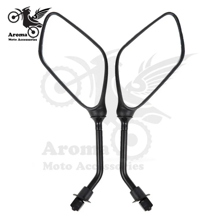 Универсальное черное мотоциклетное зеркало заднего вида боковое мотоциклетные