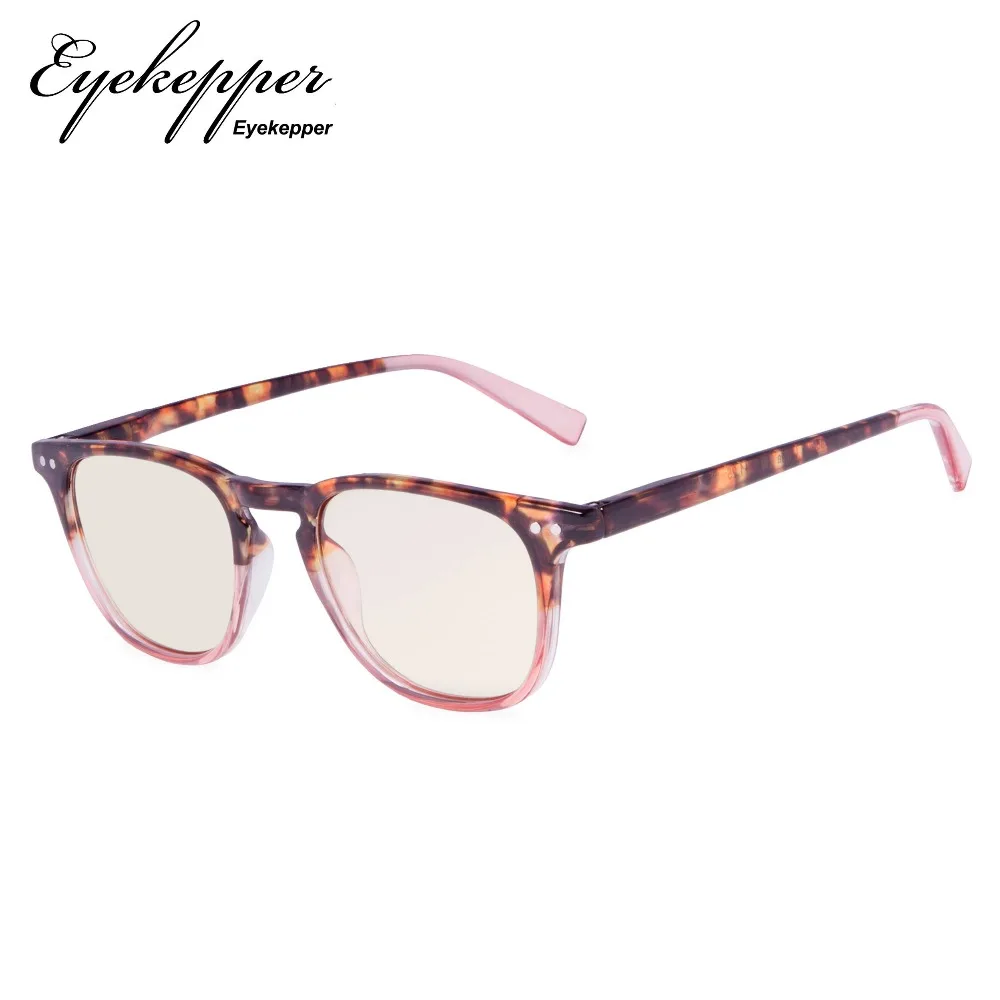CG179 Eyekepper модные очки для чтения с функцией защиты от УФ-излучения янтарные тонированные линзы