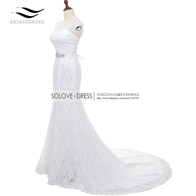 Свадебное платье реальные фотографии белое Дешевое кружевное свадебное русалки