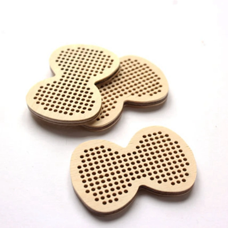 

free shipping stitch in wood DIY Cross stitch blanks set of 50 piece