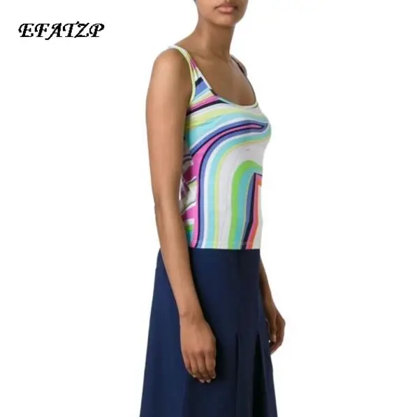 Новинка 2017 летний роскошный брендовый дизайнерский Топ Женский Повседневный