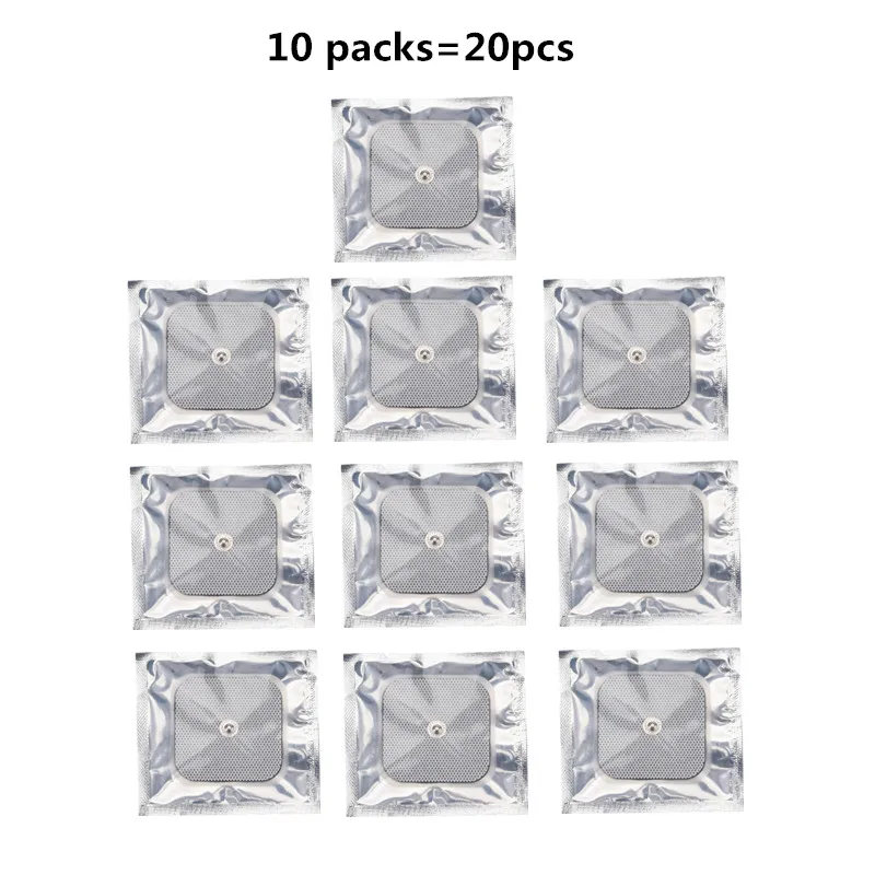 10 packs 15 12 режимов Электронный Импульсный массаж Tens устройство электрод Pad облегчение боли Терапия EMS стимуляция мышц электроestimulador - Цвет: 10 packs