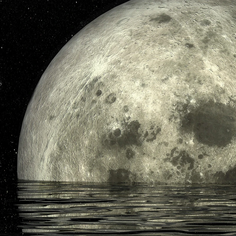 ZeroC Super Moon настенная Художественная печать и постер скандинавский холст