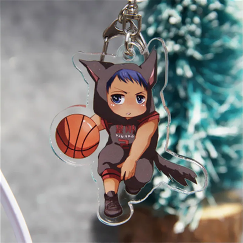 Аниме Kuroko no basuke баскетбол акриловый брелок Kagami Taiga мультфильм косплей подарок
