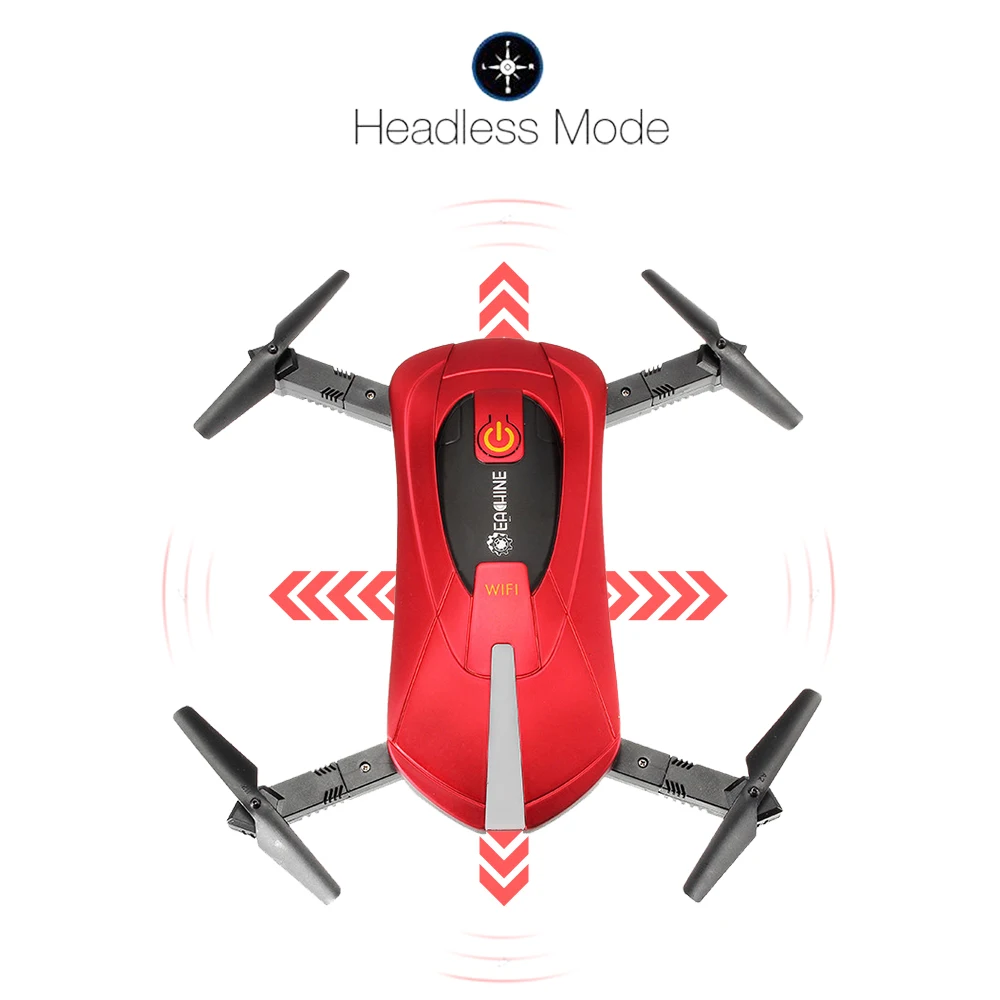 Eachine E52 WiFi FPV селфи Дрон с высоким режимом удержания складной рычаг RC Квадрокоптер RTF для детей подарок