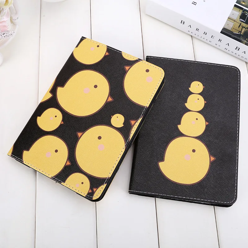 Shell protector case for ipad mini 1 2 3 мультфильм стиль чик шаблон дизайна кожи folio для смарт tablet