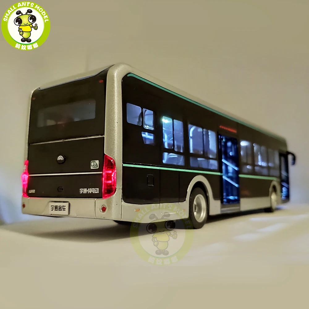 1/42 YuTong U12 городской автобус литой под давлением автобус модель автомобиля для мальчиков и девочек подарки игрушки для детей