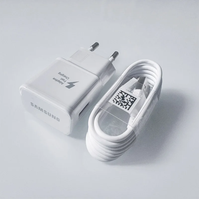 Быстрое зарядное устройство для SAMSUNG Galaxy s10 s9 s8 plus USB адаптер питания кабель