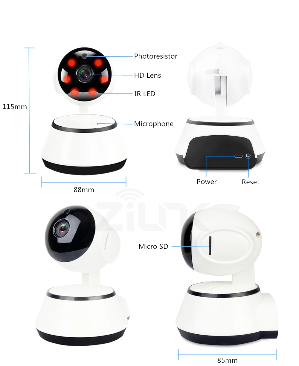 Мини-камера безопасности Wifi ip-камера домашняя беспроводная умная HD 720 P камера наблюдения двухсторонняя аудио sd-карта Детский Монитор CCTV P2P iCSee