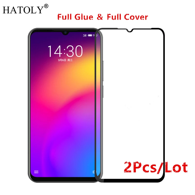2 шт. для Meizu Note 9 закаленное стекло стеклянная пленка 9H полное покрытие защита экрана 9|Защитные стёкла и