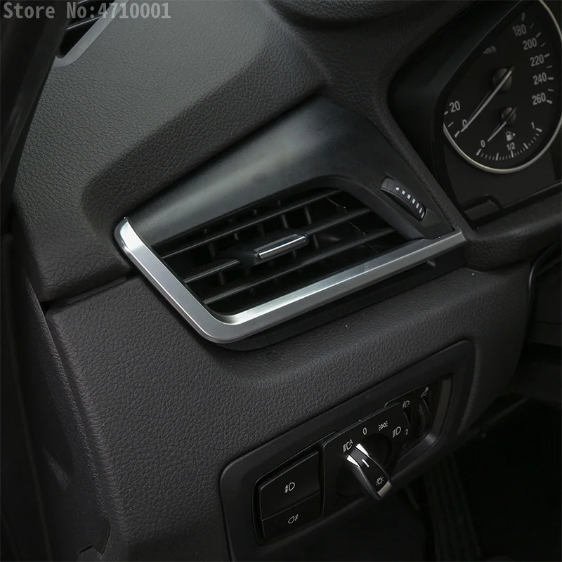 For BMW 2 Series F45 F46 218i 2015-2017 Car Accessories ABS Chrome Side Air Conditioning Vent Outlet Frame Trim | Автомобили и