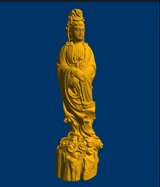 

Relief for CNC 3D model in STL file format Goddess Of Mercy_5
