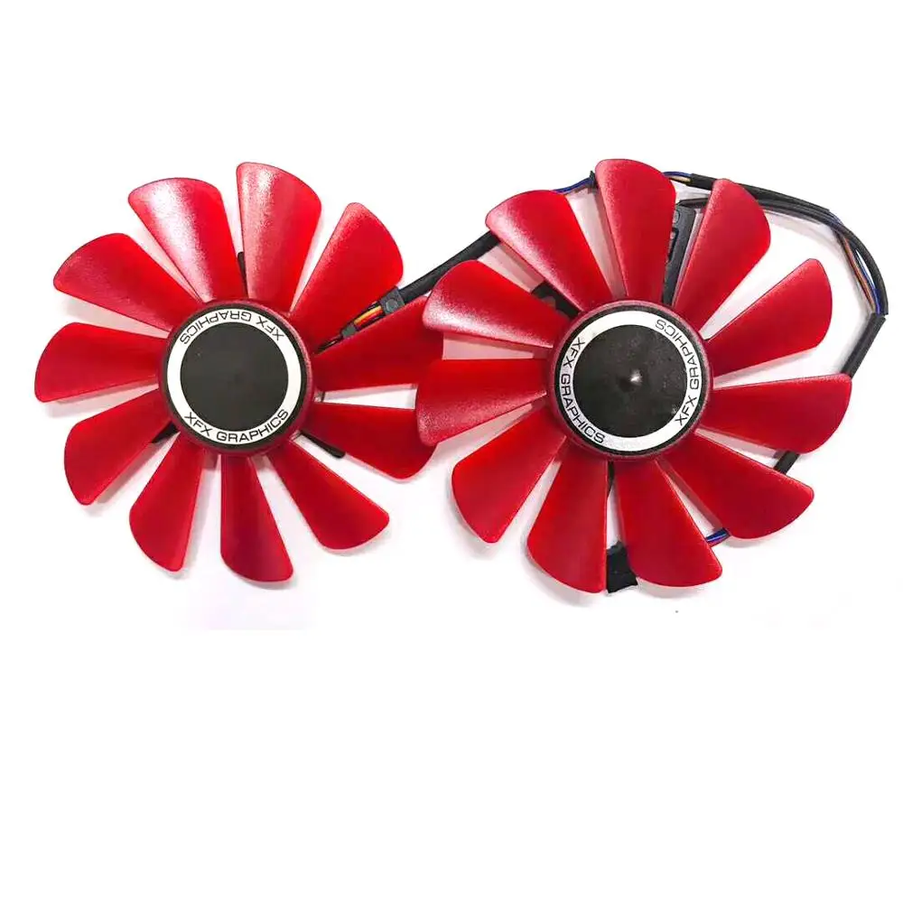 Вентилятор охлаждения для видеокарты XFX RX 570 RS R9 285 390X RX580 Новый охлаждающий